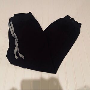 FIGS Black High Waisted Zamora Joggers